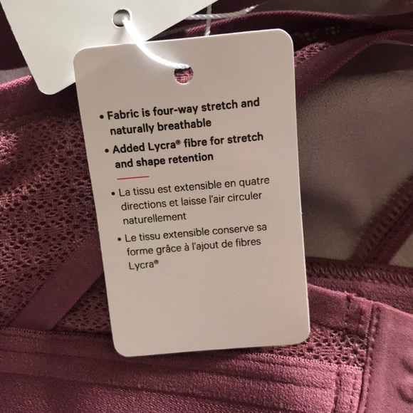 Lululemon Awake to Lace Blush Bra Size 36D - Picture 6 of 6